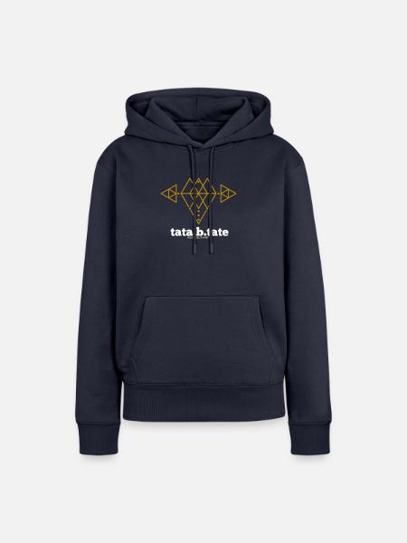 tata.b.tate - Frauen Premium Bio Hoodie - Navy