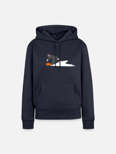 Snowboarding - Frauen Premium Bio Hoodie - Navy