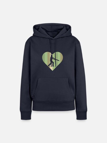 Pitcher Werfen Pitcher - Frauen Premium Bio Hoodie - Navy