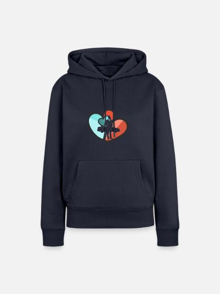 Autoverkaeufer Fahrzeug - Frauen Premium Bio Hoodie - Navy