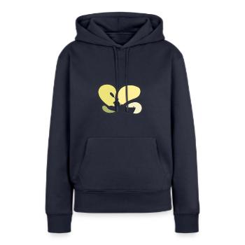 Kajak Paddeln Wildwasser - Frauen Premium Bio Hoodie - Navy - Vorne - Julia (174cm)
