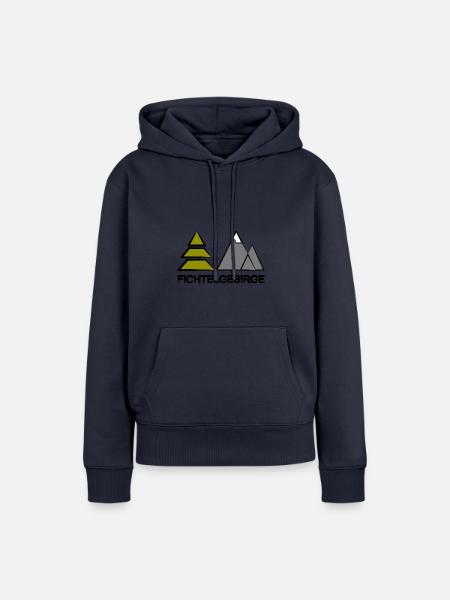 fichtelgebirge - Frauen Premium Bio Hoodie - Navy