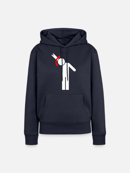 headbanger - Frauen Premium Bio Hoodie - Navy