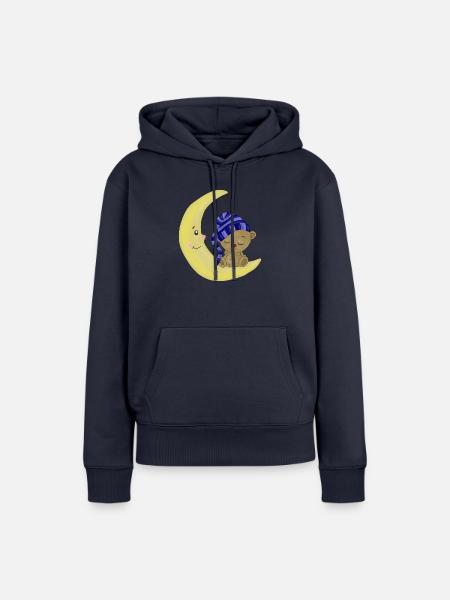 Gute Nacht Bärchen - Frauen Premium Bio Hoodie - Navy