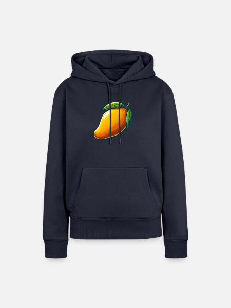 Mango, exotische Früchte - Frauen Premium Bio Hoodie - Navy