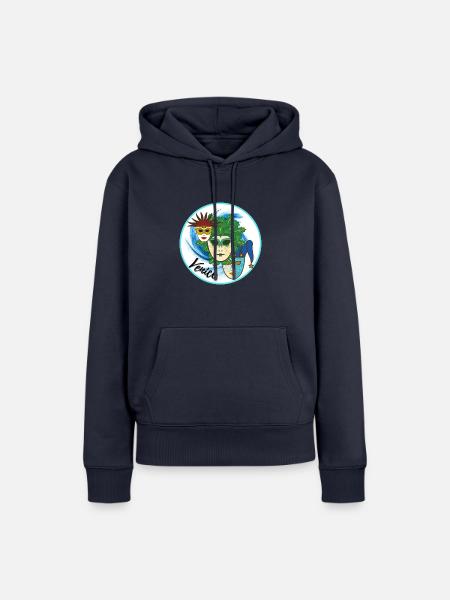 Venedig, Italien - Frauen Premium Bio Hoodie - Navy