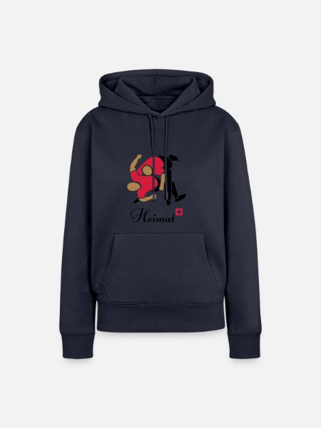 Schwingen - Frauen Premium Bio Hoodie - Navy
