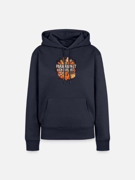 Pyrotechnik 27er Scheininhaber - Frauen Premium Bio Hoodie - Navy