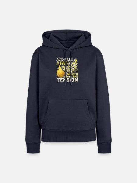 Öl Meister - Frauen Premium Bio Hoodie - Navy