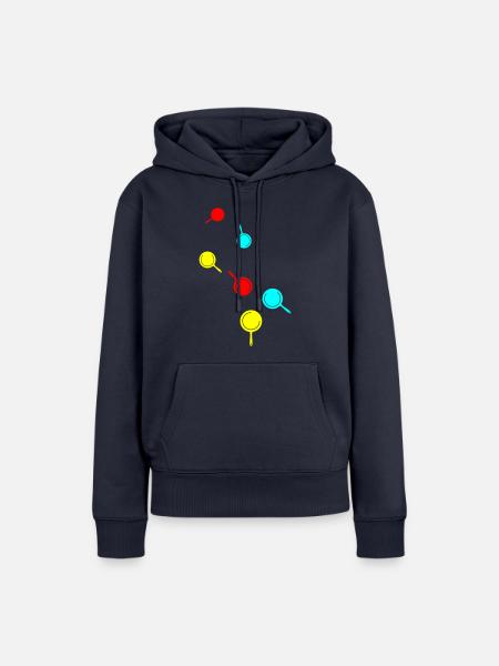 Pfanne Küche - Frauen Premium Bio Hoodie - Navy