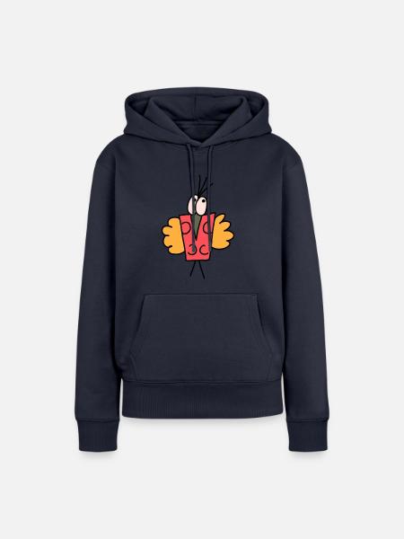 Schobbti Rot - Frauen Premium Bio Hoodie - Navy