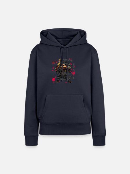 Vampir Hunter - Frauen Premium Bio Hoodie - Navy