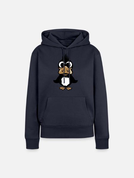 duck - Frauen Premium Bio Hoodie - Navy