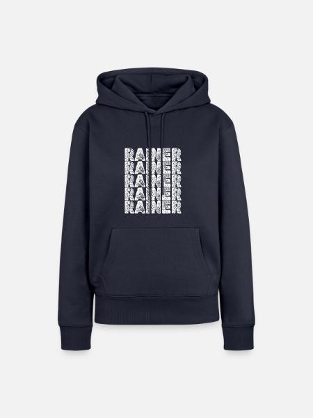 Held Rainer - Frauen Premium Bio Hoodie - Navy