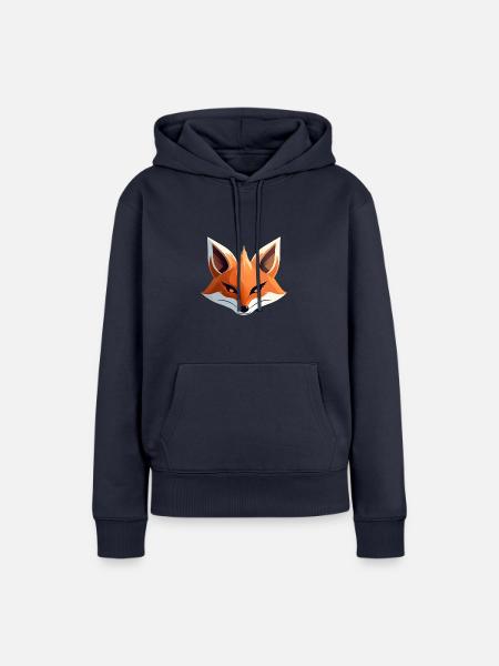 Fuchskopf - Frauen Premium Bio Hoodie - Navy
