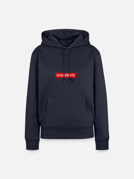 abonnieren - Frauen Premium Bio Hoodie - Navy