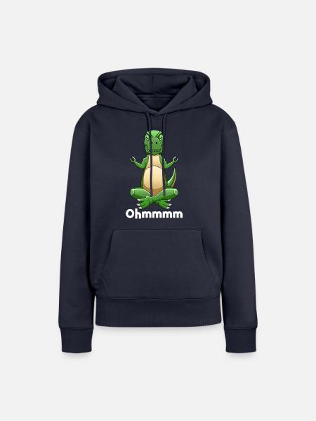 Yoga Meditieren Bewusstsein Meditation - Frauen Premium Bio Hoodie - Navy