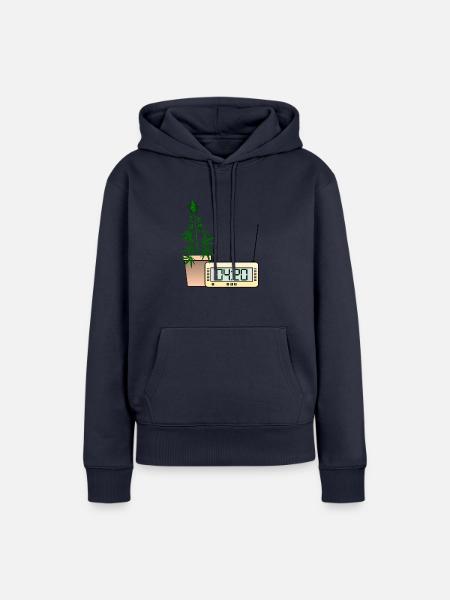 4:20 Blaze It four-twenty - Frauen Premium Bio Hoodie - Navy