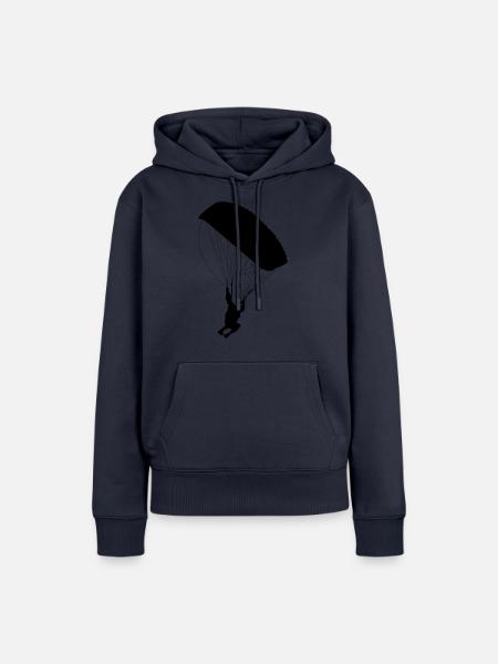 Fallschirm - Frauen Premium Bio Hoodie - Navy