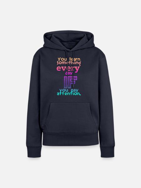 Abschlussfeier 2024 Abiturfeier - Frauen Premium Bio Hoodie - Navy