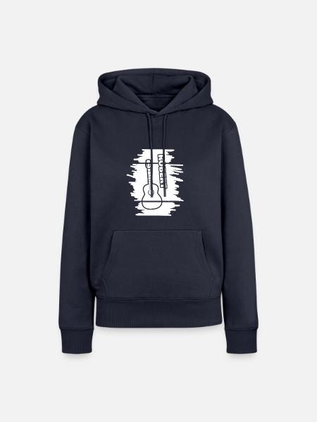 Robert als Guitar - Frauen Premium Bio Hoodie - Navy