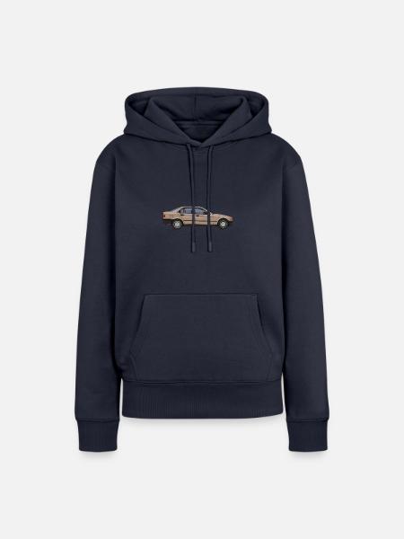 Klassiker der Fahrzeuggeschichte - Frauen Premium Bio Hoodie - Navy