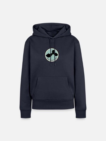 Armdrücken Stark - Frauen Premium Bio Hoodie - Navy