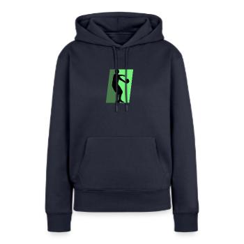 Dodgeball Mannschaft Mannschaft - Frauen Premium Bio Hoodie - Navy - Vorne - Julia (174cm)