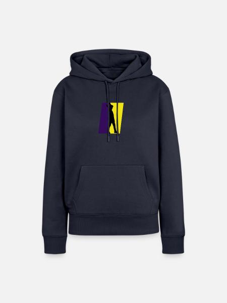 Axt Axtwerfen Axtwerfen - Frauen Premium Bio Hoodie - Navy