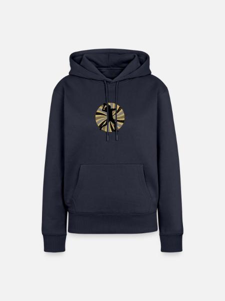 Mannschaft Dodgeball - Frauen Premium Bio Hoodie - Navy