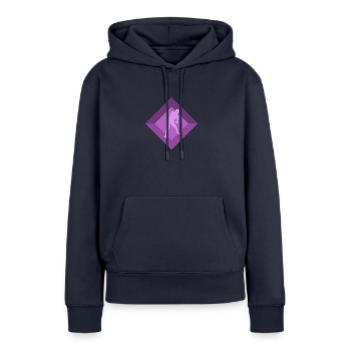 Disc Frisbee Disc Golf - Women’s Premium Organic Hoodie - navy - Front - Julia (174cm)