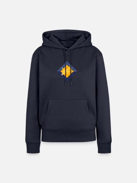 Aerospace Engineering Flugzeug Aerospace - Frauen Premium Bio Hoodie - Navy