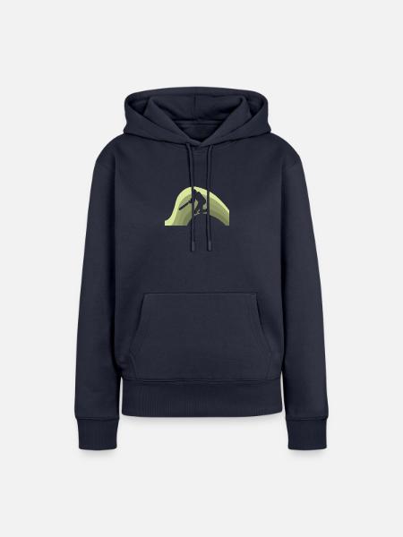 Pitcher Cricketteam Pitcher - Frauen Premium Bio Hoodie - Navy