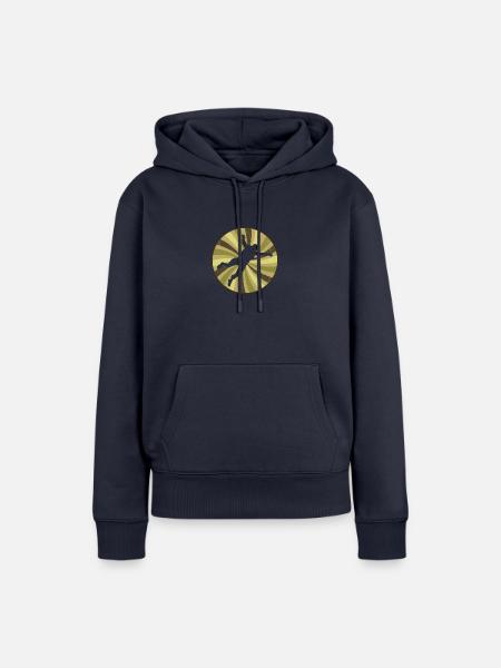 Skydiving Adrenalin Flugsport - Frauen Premium Bio Hoodie - Navy