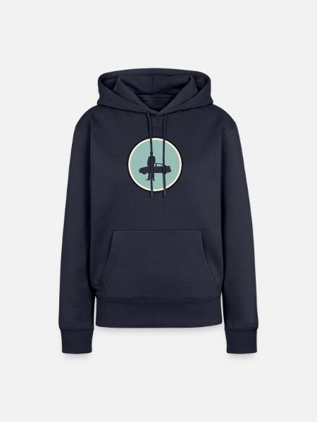 Autoverkaeufer Sportauto - Frauen Premium Bio Hoodie - Navy
