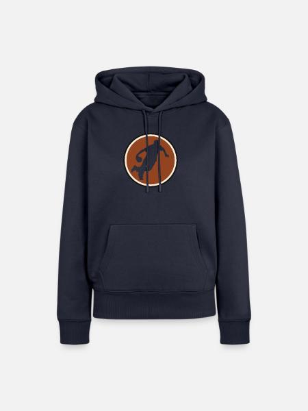 Bowling Strike - Frauen Premium Bio Hoodie - Navy