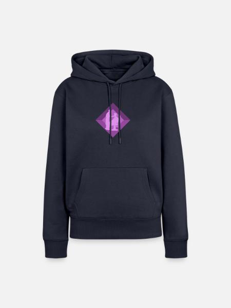 Frosch Lurch - Frauen Premium Bio Hoodie - Navy