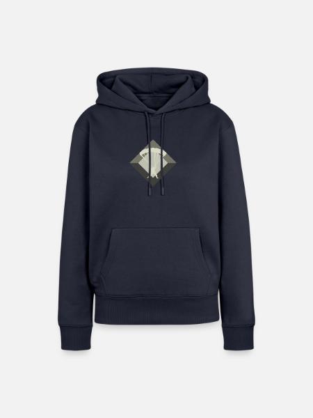 Skydiving Luft - Frauen Premium Bio Hoodie - Navy
