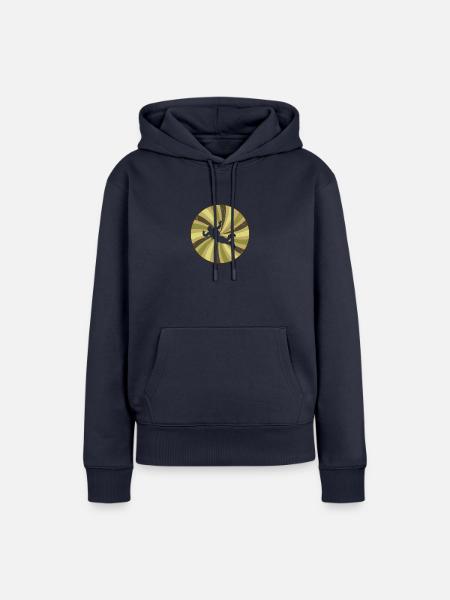 Skydiving Freifall Parachuting - Frauen Premium Bio Hoodie - Navy