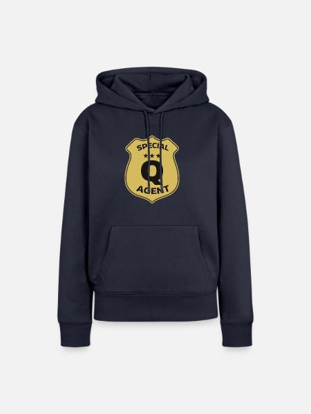 Special Agent Q - Frauen Premium Bio Hoodie - Navy