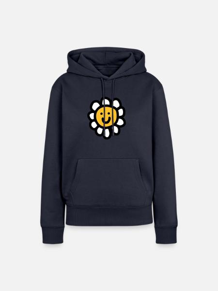 Gänseblümchen - Frauen Premium Bio Hoodie - Navy