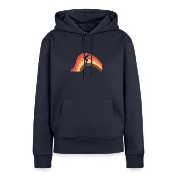 Unicycling Unicycle Artists - Women’s Premium Organic Hoodie - navy - Front - Julia (174cm)