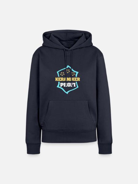 Beruf Keramiker - Frauen Premium Bio Hoodie - Navy