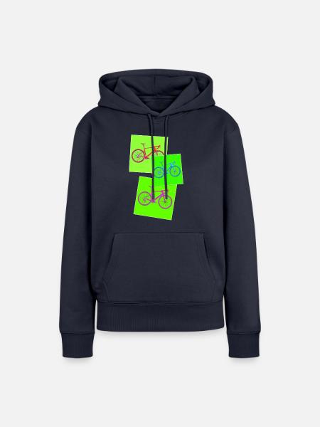 Funbikes - Frauen Premium Bio Hoodie - Navy