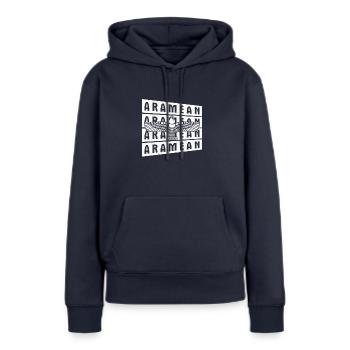 Syrien Naher Osten Antike Aramäische Aramäer - Frauen Premium Bio Hoodie - Navy - Vorne - Julia (174cm)