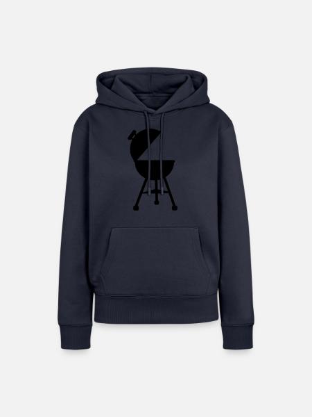 Grill - Frauen Premium Bio Hoodie - Navy