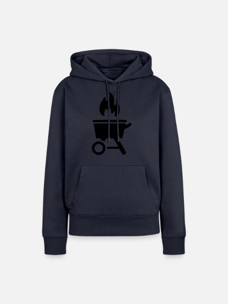 Grill - Frauen Premium Bio Hoodie - Navy