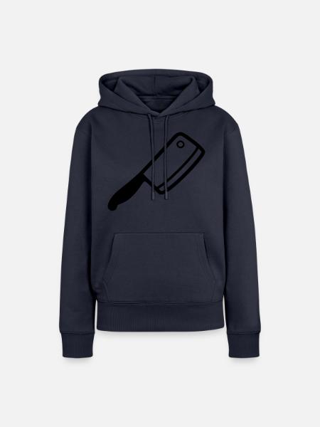Fleischerbeil - Frauen Premium Bio Hoodie - Navy