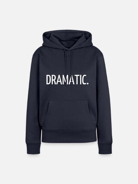 Dramatisch - Frauen Premium Bio Hoodie - Navy
