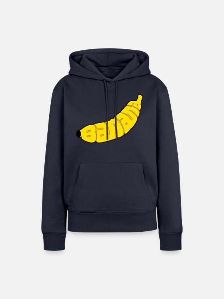 Banane - Frauen Premium Bio Hoodie - Navy